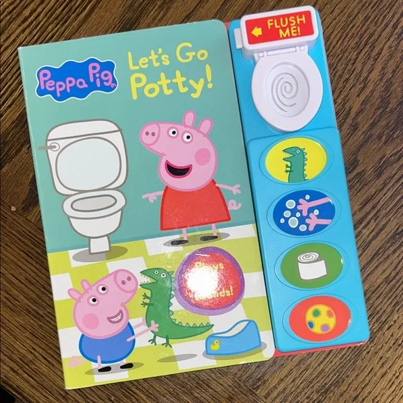 Peppa Pig Let's Go Potty Interactive Sound Book - Picture 1 of 4